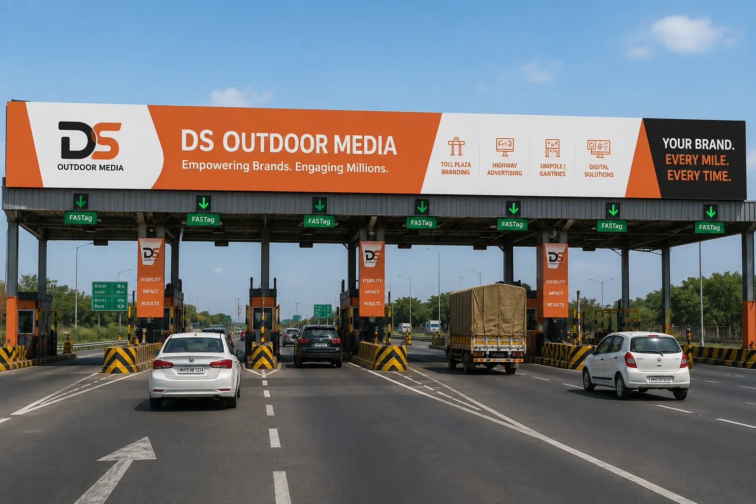 Premium highway outdoor advertising